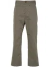 Vivienne Westwood M Cropped Cruise Trousers In Green