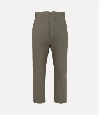 Vivienne Westwood M Cropped Cruise Trousers In Brown