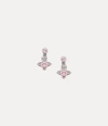 Vivienne Westwood Maitena Earrings Silver Cubic Zirconia Women