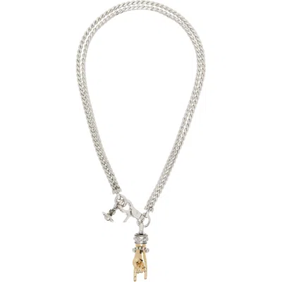 Vivienne Westwood Man. Anatoly Necklace Antique-platinum-gold-platinum Antique-platinum-gold-platinum Men In Metallic