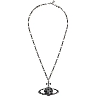 Vivienne Westwood Man Bas Relief Pendant Necklace In Metallic