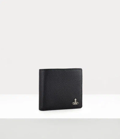 Vivienne Westwood Man Billfold Pu Leather Black One Size Men