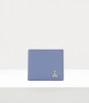 Vivienne Westwood Man. Billfold Wallet Faux Leather Blue One Size Men In Blue