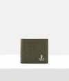 Vivienne Westwood Man. Billfold Wallet Nappa Leather Green One Size Men In Green
