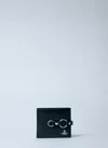 Vivienne Westwood Man. Bondage Billfold Wallet Smooth Leather Black One Size Men In Black