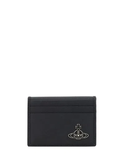 Vivienne Westwood Orb Plaque Bi-fold Card Holder In Green