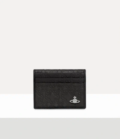 Vivienne Westwood Man Card Holder Nappa Leather Black One Size Men