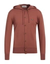 Vivienne Westwood Man Cardigan Brown Size L Virgin Wool