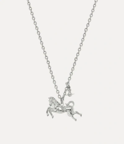 Vivienne Westwood Man. Cheval Pendant Necklace Silver Men