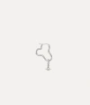 Vivienne Westwood Man. Chuck Single Earring Silver Men In Silver