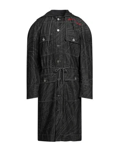 Vivienne Westwood Man Denim Outerwear Black Size M Cotton, Organic Cotton