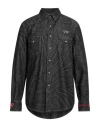 Vivienne Westwood Man Denim Shirt Black Size L Cotton In Black