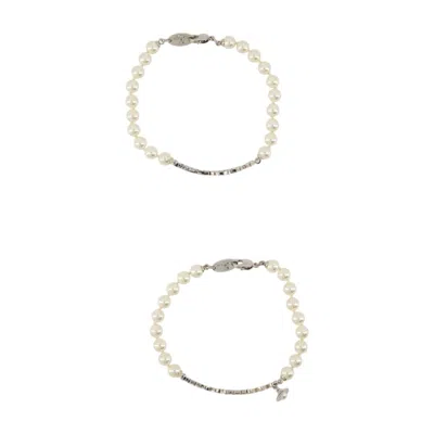 Vivienne Westwood Man. Emilio Bracelet In Metallic