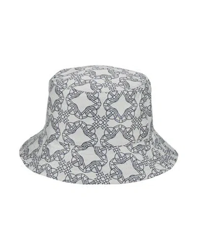 Vivienne Westwood Man Hat Beige Size Onesize Recycled Polyester, Cotton In Sand