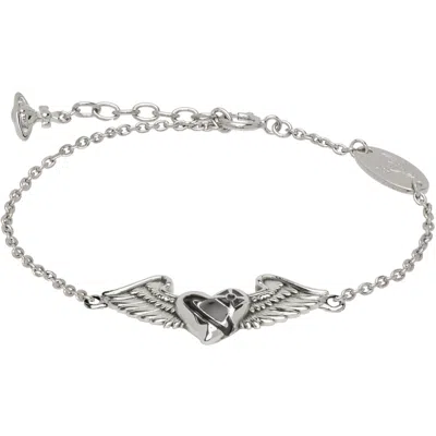 Vivienne Westwood Man. Herbert Bracelet In Metallic