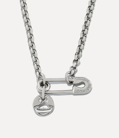 Vivienne Westwood Man. Imogene Necklace In Platinum