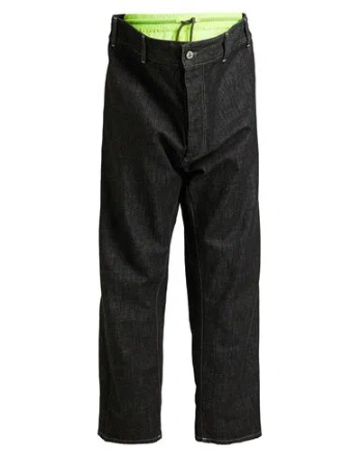 Vivienne Westwood Man Jeans Black Size 34 Organic Cotton, Polyester