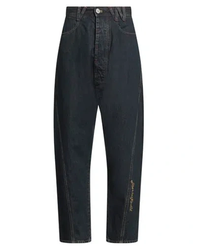 Vivienne Westwood Man Jeans Blue Size Xs Cotton, Lyocell, Linen