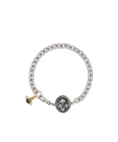 Vivienne Westwood Man. Jed Bracelet In Metallic