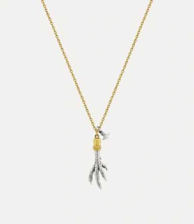 Vivienne Westwood Man. Joselito Claw Pendant Necklace Antique-platinum-platinum-gold Antique-platinum-platinum-gold Me