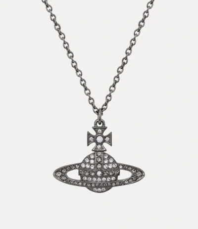 Vivienne Westwood Man. Kika Pendant Gunmetal Zirconia Men
