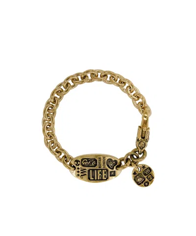 Vivienne Westwood Man. Lancelot Bracelet In Brown