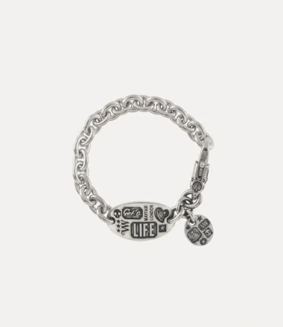 Vivienne Westwood Man. Lancelot Bracelet Silver Brass Men
