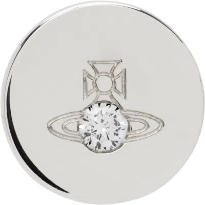 Vivienne Westwood Man Lewis Stud Single Earring In Metallic