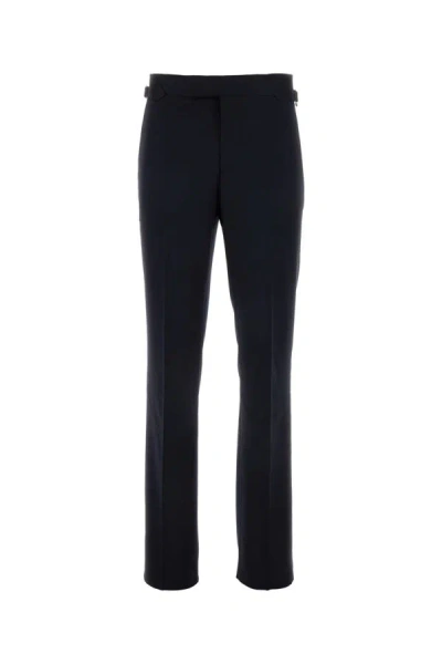 Vivienne Westwood Navy Blue Wool Sang Pant