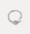 Vivienne Westwood Man. Orpheus Bracelet Antique-platinum-white-cz Antique-platinum-white-cz Men In Antique-platinum-white-cz