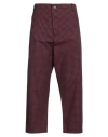 Vivienne Westwood Man Pants Burgundy Size L Cotton In Burgundy