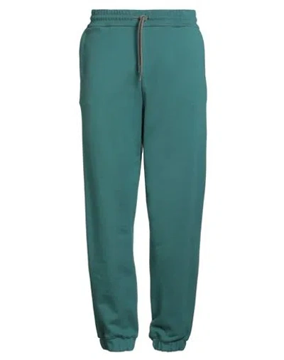 Vivienne Westwood Man Pants Deep Teal Size L Organic Cotton In Green