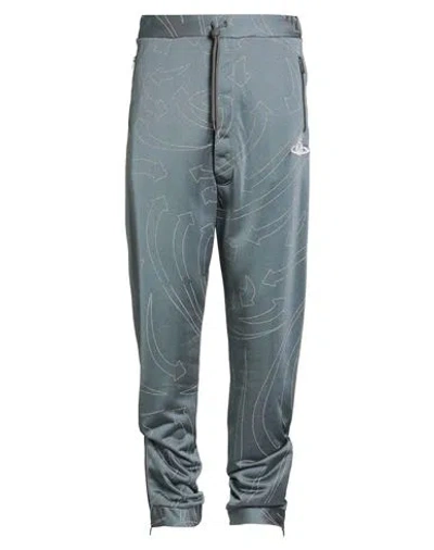 Vivienne Westwood Man Pants Grey Size L Polyamide, Cotton In Gray