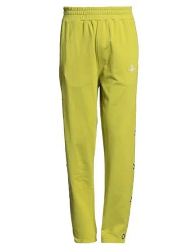 Vivienne Westwood Man Pants Lime Green Size L Organic Cotton In Yellow
