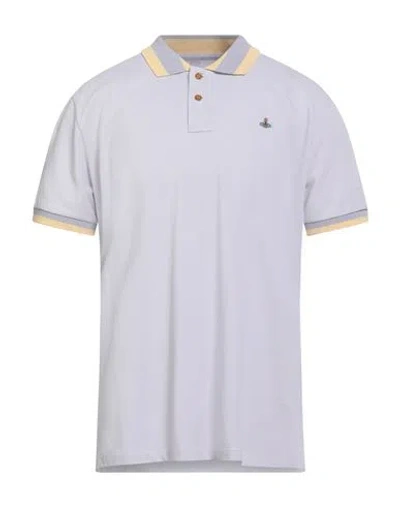 Vivienne Westwood Man Polo Shirt Lilac Size Xl Cotton In Purple