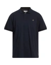Vivienne Westwood Man Polo Shirt Midnight Blue Size Xxl Cotton