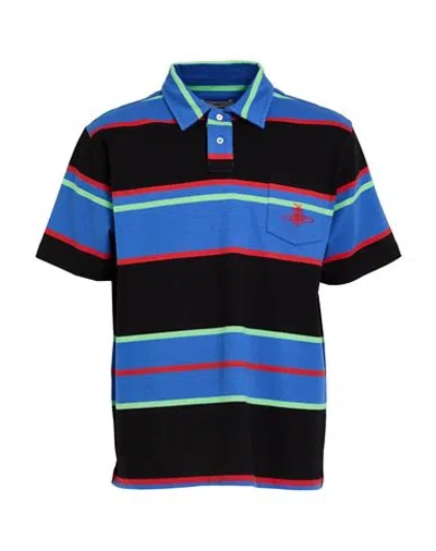 Vivienne Westwood Man Polo Shirt Pastel Blue Size S Cotton