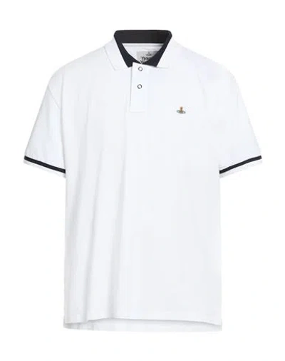 Vivienne Westwood Man Polo Shirt White Size Xs Cotton