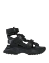 Vivienne Westwood Man Sandals Black Size 9 Textile Fibers In Black