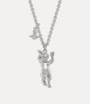 Vivienne Westwood Man. Satyr Pendant Necklace Silver Men In Silver