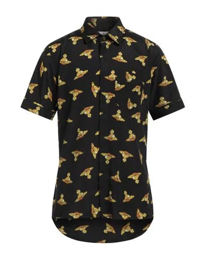 Vivienne Westwood Man Shirt Black Size 42 Polyester
