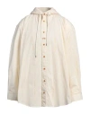 Vivienne Westwood Man Shirt Cream Size L Cotton, Viscose, Polyester In White