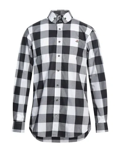 Vivienne Westwood Man Shirt Grey Size 40 Organic Cotton, Cotton