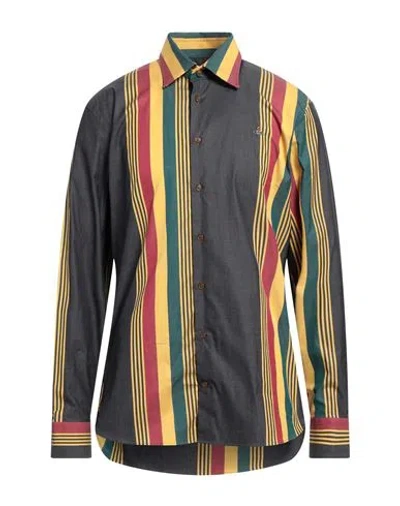 Vivienne Westwood Man Shirt Marigold Size 42 Cotton, Elastane In Yellow