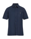 Vivienne Westwood Man Shirt Midnight Blue Size 42 Cotton