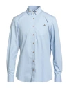 Vivienne Westwood Man Shirt Sky Blue Size 38 Cotton
