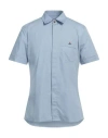 Vivienne Westwood Man Shirt Sky Blue Size 42 Cotton