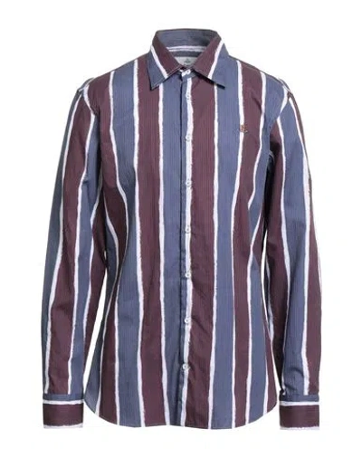 Vivienne Westwood Man Shirt Slate Blue Size 40 Cotton