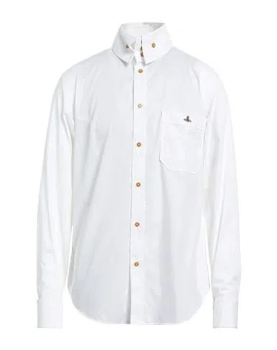 Vivienne Westwood Man Shirt White Size 46 Organic Cotton