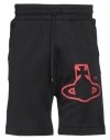 Vivienne Westwood Man Shorts & Bermuda Shorts Black Size M Cotton, Polyester In Black